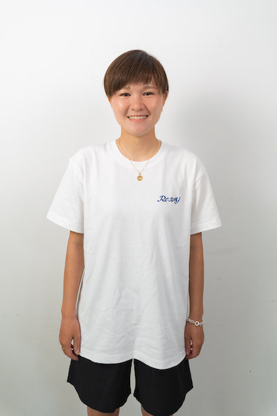 半袖Tシャツ バックプリント white