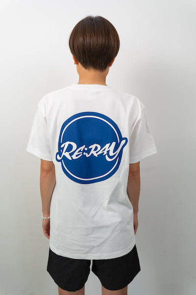 半袖Tシャツ バックプリント white