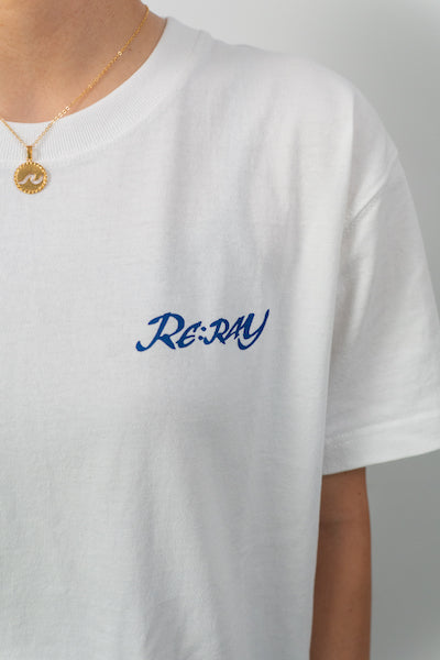 半袖Tシャツ バックプリント white