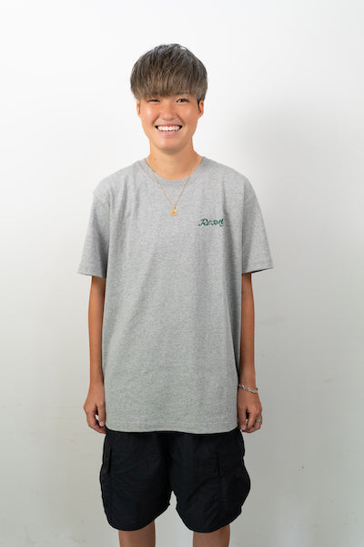 半袖Tシャツ バックプリント gray