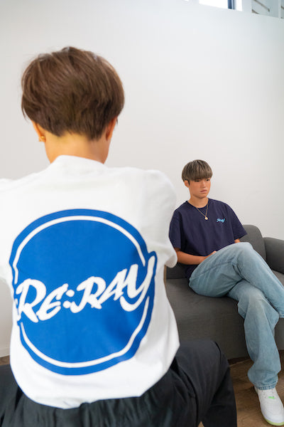 半袖Tシャツ バックプリント white